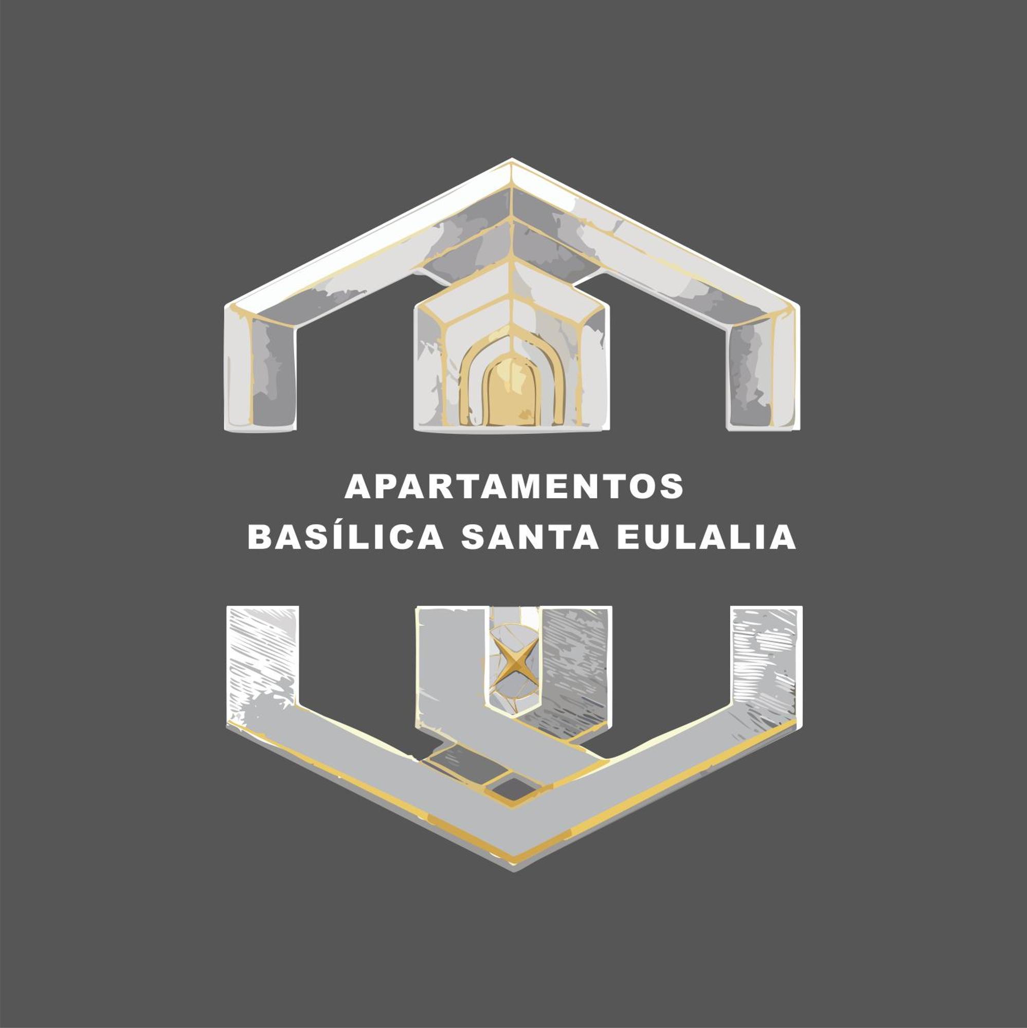 Apartamentos Basilica Santa Eulalia Parking Gratis メリダ エクステリア 写真